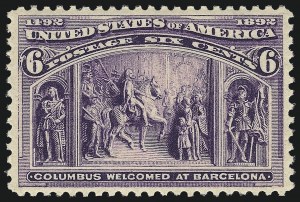 Sale 1011, Lot 588, 1893 Columbian Issue (Scott 230-245)