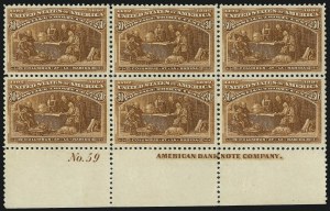 Sale 1011, Lot 594, 1893 Columbian Issue (Scott 230-245)