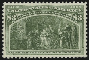 Sale 1011, Lot 601, 1893 Columbian Issue (Scott 230-245)
