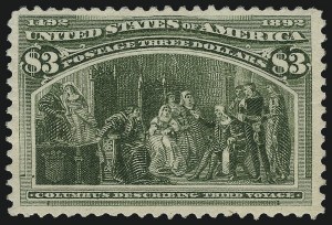 Sale 1011, Lot 602, 1893 Columbian Issue (Scott 230-245)