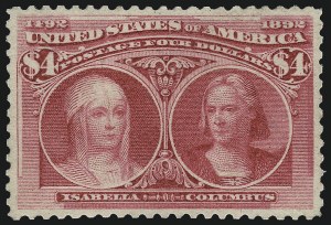 Sale 1011, Lot 604, 1893 Columbian Issue (Scott 230-245)