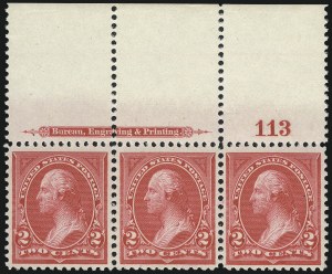 Sale 1011, Lot 611, 1894 Unwatermarked Bureau Issue (Scott 249-263)