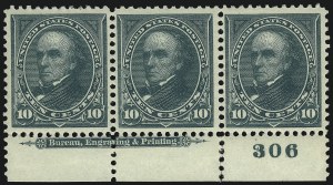 Sale 1011, Lot 627, 1895 Watermarked Bureau Issue (Scott 267c-283)