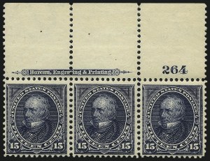 Sale 1011, Lot 629, 1895 Watermarked Bureau Issue (Scott 267c-283)