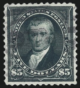 Sale 1011, Lot 638, 1895 Watermarked Bureau Issue (Scott 267c-283)