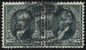 Sale 1011, Lot 640, 1895 Watermarked Bureau Issue (Scott 267c-283)