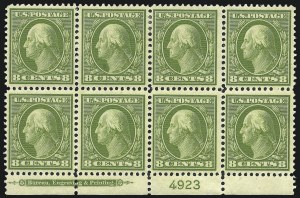 Sale 1011, Lot 698, 1908-13 Washington-Franklin Issues (Scott 332-366)
