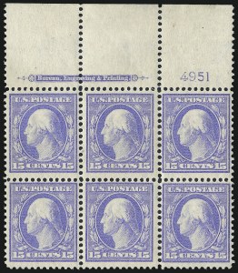 Sale 1011, Lot 699, 1908-13 Washington-Franklin Issues (Scott 332-366)