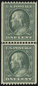 Sale 1011, Lot 701, 1908-13 Washington-Franklin Issues (Scott 332-366)