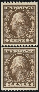 Sale 1011, Lot 703, 1908-13 Washington-Franklin Issues (Scott 332-366)