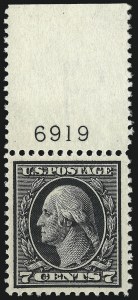 Sale 1011, Lot 722, 1912-15 Washington-Franklin Issues (Scott 407-460)