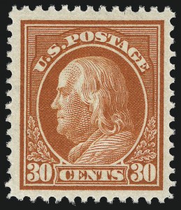 Sale 1011, Lot 724, 1912-15 Washington-Franklin Issues (Scott 407-460)