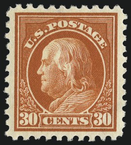 Sale 1011, Lot 733, 1912-15 Washington-Franklin Issues (Scott 407-460)