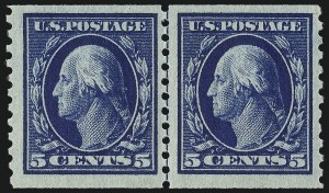 Sale 1011, Lot 743, 1912-15 Washington-Franklin Issues (Scott 407-460)