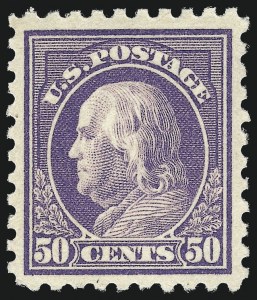 Sale 1011, Lot 755, 1916-17 Washington-Franklin Issues (Scott 467-487)