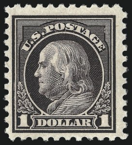 Sale 1011, Lot 757, 1916-17 Washington-Franklin Issues (Scott 467-487)