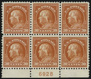 Sale 1011, Lot 773, 1917-20 Washington-Franklin Issues (Scott 493-547)