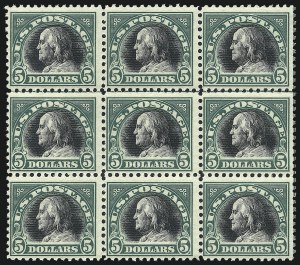 Sale 1011, Lot 784, 1917-20 Washington-Franklin Issues (Scott 493-547)