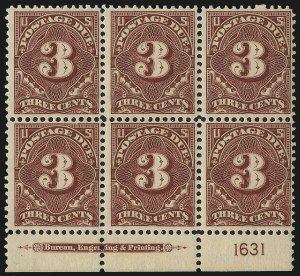 Sale 1011, Lot 860, Special Delivery thru Postage Due (Scott E2-J67)