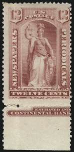 Sale 1011, Lot 898, Officials thru Newspapers (Scott O6-PR124)