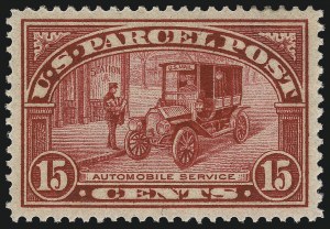 Sale 1011, Lot 915, Parcel Post (Scott Q1-Q12, JQ)