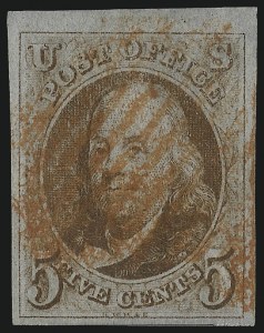 Sale 1014, Lot 1014, 5c-10c 1847 Issue (Scott 1-2)