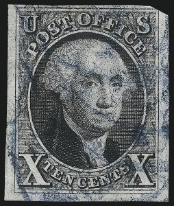 Sale 1014, Lot 1020, 5c-10c 1847 Issue (Scott 1-2)