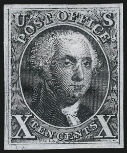 Sale 1014, Lot 1029, 1875 Reproduction of 1847 Issue (Scott 3-4)
