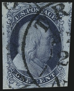 Sale Number 1014, Lot Number 1040, 1c-3c 1851-56 Issue (Scott 5A-11A)