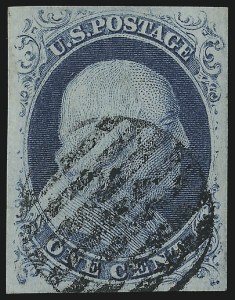 Sale 1014, Lot 1041, 1c-3c 1851-56 Issue (Scott 5A-11A)