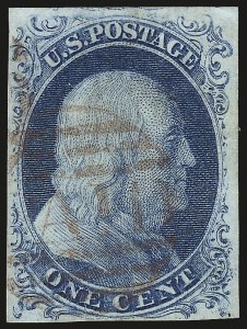 Sale 1014, Lot 1042, 1c-3c 1851-56 Issue (Scott 5A-11A)