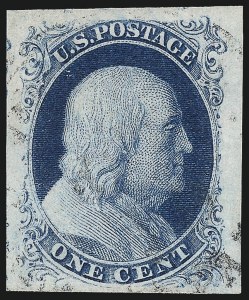 Sale 1014, Lot 1045, 1c-3c 1851-56 Issue (Scott 5A-11A)