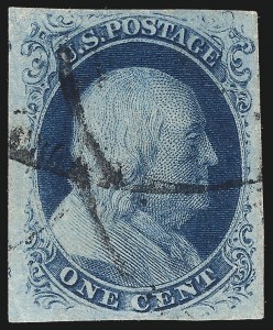 Sale 1014, Lot 1046, 1c-3c 1851-56 Issue (Scott 5A-11A)