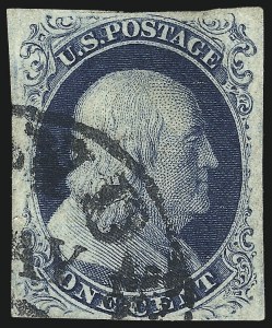 Sale 1014, Lot 1047, 1c-3c 1851-56 Issue (Scott 5A-11A)
