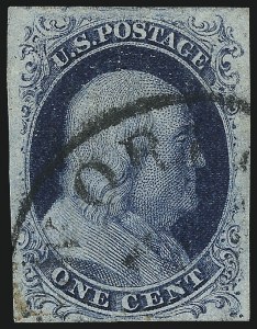 Sale 1014, Lot 1049, 1c-3c 1851-56 Issue (Scott 5A-11A)