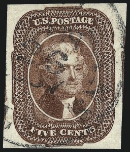 Sale 1014, Lot 1059, 5c-12c 1851-56 Issue (Scott 12-17)