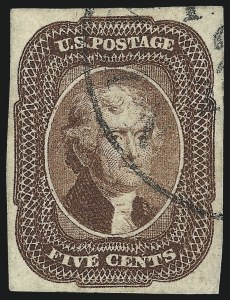 Sale 1014, Lot 1061, 5c-12c 1851-56 Issue (Scott 12-17)
