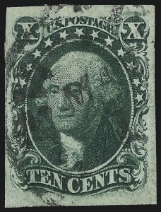 Sale 1014, Lot 1071, 5c-12c 1851-56 Issue (Scott 12-17)