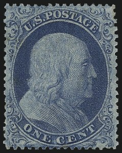 Sale 1014, Lot 1081, 1c-5c 1857-60 Issue (Scott 18-30A)