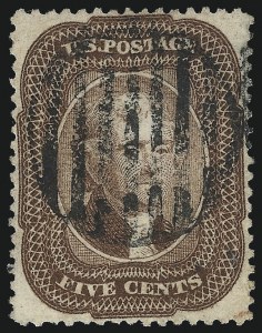 Sale 1014, Lot 1100, 1c-5c 1857-60 Issue (Scott 18-30A)