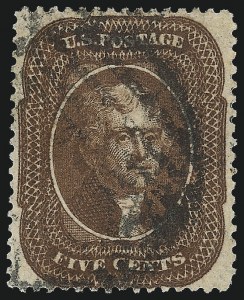 Sale 1014, Lot 1101, 1c-5c 1857-60 Issue (Scott 18-30A)