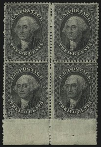 Sale 1014, Lot 1114, 10c-90c 1857-60 Issue (Scott 31-39)