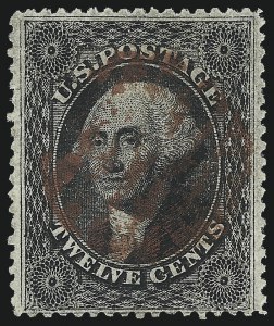 Sale 1014, Lot 1116, 10c-90c 1857-60 Issue (Scott 31-39)