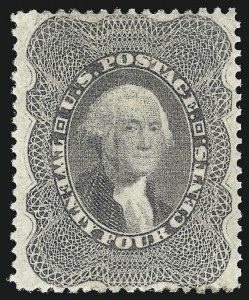 Sale 1014, Lot 1117, 10c-90c 1857-60 Issue (Scott 31-39)