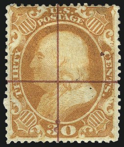 Sale 1014, Lot 1122, 10c-90c 1857-60 Issue (Scott 31-39)