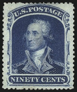 Sale 1014, Lot 1133, 10c-90c 1857-60 Issue (Scott 31-39)