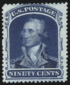 Sale 1014, Lot 1134, 10c-90c 1857-60 Issue (Scott 31-39)