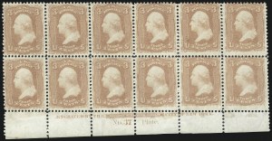 Sale 1014, Lot 1173, 1861-66 Issue (Scott 56-66a)