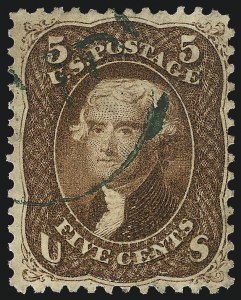 Sale 1014, Lot 1207, 1861-66 Issue (Scott 72-78b)