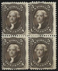 Sale 1014, Lot 1213, 1861-66 Issue (Scott 72-78b)